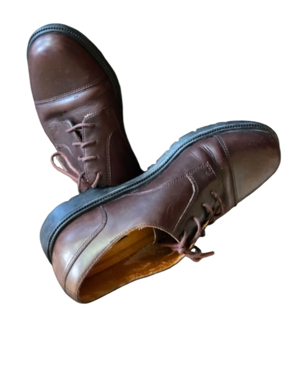 Timberland Brown Oxford Leather Shoes
